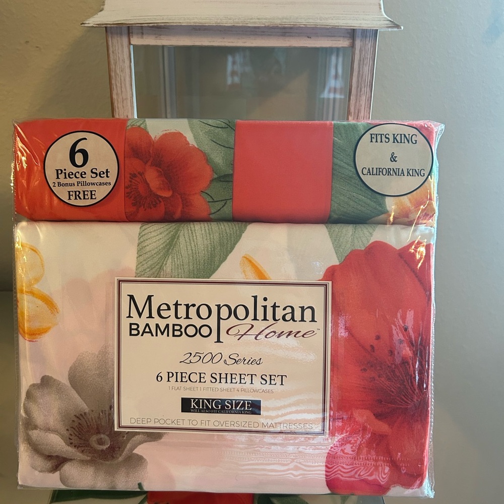 6 piece sheet set